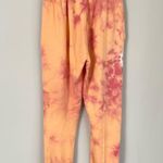 frankie's bikinis  Aiden Sweatpant Tie Dye Size XS Pink Orange  Photo 7