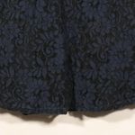 Lulus NWOT  Twirling Around Navy Blue Lace Skater Dress Photo 4
