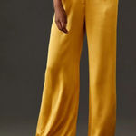 Anthropologie Coreylynncalter Petra Satin Wide Leg Pant NWT Sz XS Photo 0