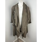 All Saints Portere Draped Hooded Parka in Army Green 4 Photo 1