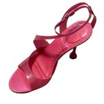 Marc Fisher LTD Claudie Strappy Heels Rubber Sandals Size 7 Pink New No Box Photo 2