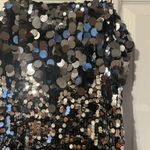 Black and silver sequin mini dress Photo 4