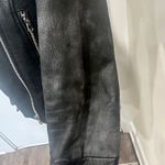 barney's new york Barneys Originals Black Leather Moto Biker Jacket Motorcycle Harley Edgy Size 4 Photo 6