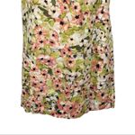 J. Jill Love Linen Floral Sleeveless Shift Dress Shrimp Size Small Pink Photo 9
