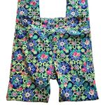 LuLaRoe  Beautiful Green Blue Pink Floral Buttery Leggings One Size EUC #7055 Photo 0