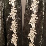 Andree by Unit Andrée by Unit Boho Embroidered Velvet Open Front Cardigan Kimono S Photo 4