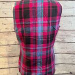 Adolfo  INTERNATIONAL Vest Vintage 80's Plaid-12 Photo 1