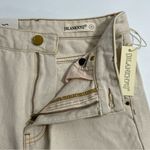 BLANK NYC NWT  Straight Leg Pants‎ Gold Metallic Detail in Warm Whispers Size 25 Photo 6