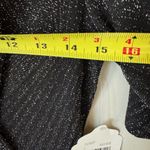 Altar'd State Altar’d State NWT Black Metallic Elegant Short Sleeved Wide Leg Jumpsuit Photo 8