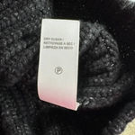 James Perse Los Angeles Women's Black Chunky Wool Blend Sweater Armband Size 3 Photo 7