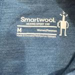 Smartwool Blue Preppy Gorpcore Hiking Intraknit Merino Wool BaseLayer Top Sz Med Photo 5
