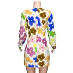 With Jean WITH JÉAN Hermana Mini Dress, Viola Tricolor, Small Photo 6