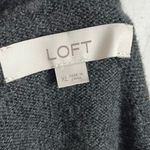 Loft • Charcoal Grey Star Sequin V Neck Cardigan Photo 5