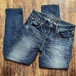 American Eagle Boy Crop Stretch Jeans size 0 Photo 0
