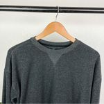 Nike  Yoga Dri Fit Terry Cloth Wide Sleeve Sweatshirt Size S in Charcoal Photo 3