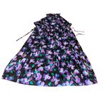 J.Crew  PURPLE TIERED HALTER STYLE FLORAL PRINT MAXI DRESS  (16) Photo 8