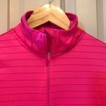 Nike Pro Womens Medium Pull Over 1/2 Zip Warm Fleece Pink Dri Fit Athletic Photo 1