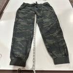 Splendid Green Camo Print High Rise Sweatpants Jogger Size L Photo 9