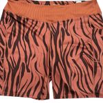 Tek Gear Athletic Bike Shorts Women 3x High Rise Stretch Animal Tiger Print Photo 2