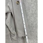 Lulus  Women's Shacket Open Front Solid Gray Size XS Roll Tab Thin Short Sleeve Photo 6