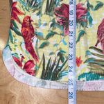 Talbots Womens Floral Bird Knit Boat Neck Pullover Sweater Yellow Petite Size 2X Photo 7