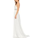Mac Duggal  68170 Pleated One Shoulder Beaded Waist Gown Photo 10