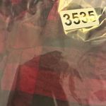 Habitat  Buffalo Plaid Roll Tab Crinkle Button Down Shirt Photo 5