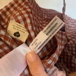 Madewell Gingham Seersucker Puff-Sleeve Button-Front Top Size 4 Photo 12