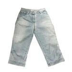 St. John Sport Womens Mid Rise Cropped Capri Denim Jeans Light Blue Size 4 Photo 0