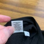 Ann Taylor  Womens Medium Top‎ Black Sleeveless Tank Scoop Neck Gathered Detail Photo 5