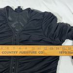 Fiestar ‎ BODYCON RUCHED DRESSS FRONT W/HOOK & CLOSURE SZ L BLACK NEW Photo 7