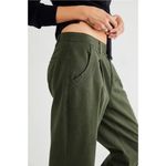 Free People Cya Later Skate Trouser Pants Forest Green Size 0 Photo 2