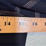 Veronica Beard  Black Metallic Striped Turtleneck Sweater Womens S Fall Structure Photo 2