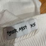 Tiger Mist White Off The Shoulder Bodysuit  Photo 3