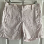 J.Crew J. Crew Women's 6 Light Pink Bermuda Chino Shorts Preppy Coastal Resort Summer Photo 0