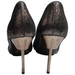 United Nude Bronze Metallic Leather Metal Stiletto Heel Almond Toe Pumps 36 6 Photo 2