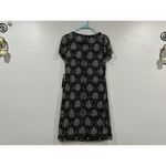Pisarro Nights Black Silver Cap Sleeve Beaded Sequin Dress Sz 12 NEW Photo 3