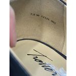 Trotters Jewel Pumps Heels Women's 7.5 W Navy Leather Slip Photo 7