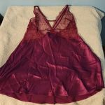Victoria's Secret NWT  Burgundy Chemise Size Large Photo 0