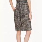 J.Crew  tan brown tweed frayed hem sleeveless sheath dress size 6 Photo 0