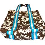American Eagle Womens Shoulder Bag Tropical Print Summer Beach Bag Retro Floral Photo 2