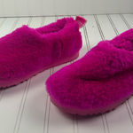 UGG  Women’s Fuzzy Slippers Hot Pink Size 8 Photo 0