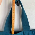 Barnes & Noble Canvas Tote Bag Teal 14" Shopper Book Bag Durable Reusable NEW Blue Photo 8