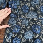 Brooks Brothers  • floral brocade sheath dress blue gold metallic black fitted Photo 4