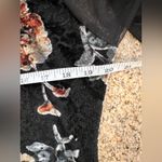 SOPHIA Floral Burnout Velvet & Mesh Top – Black – Size 34 (S/M) – EUC Photo 2