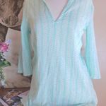 J. Crew cotton tunic top/ swim coverup Green Photo 1