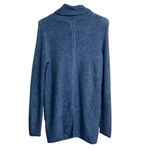 Abercrombie & Fitch 515. blue turtle neck split back tunic sweater Photo 3