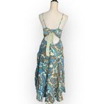 House of Harlow 1960 Paisley Maxi Dress in Blue/Ivory Blue Size M Photo 2