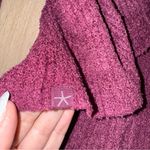 Barefoot Dreams  Cozy Chic Lite Knit Cardigan in Burgundy - Size Medium Photo 3