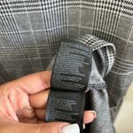 H&M Gray Plaid Puff Sleeve Short Sleeve Mini Dress Women's Size Medium Photo 4